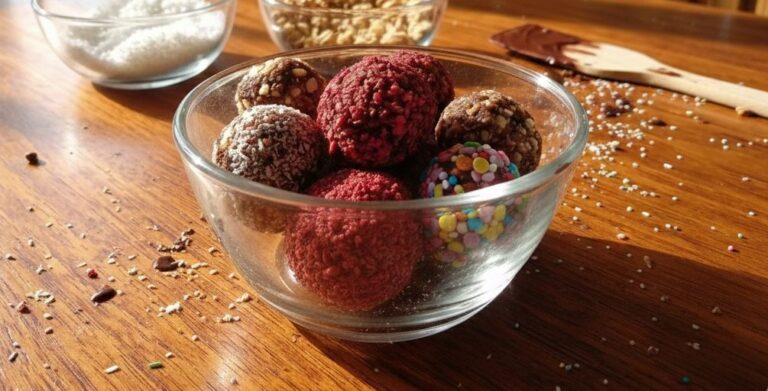 Postre sin horno: trufas de avena, cambur y chocolate