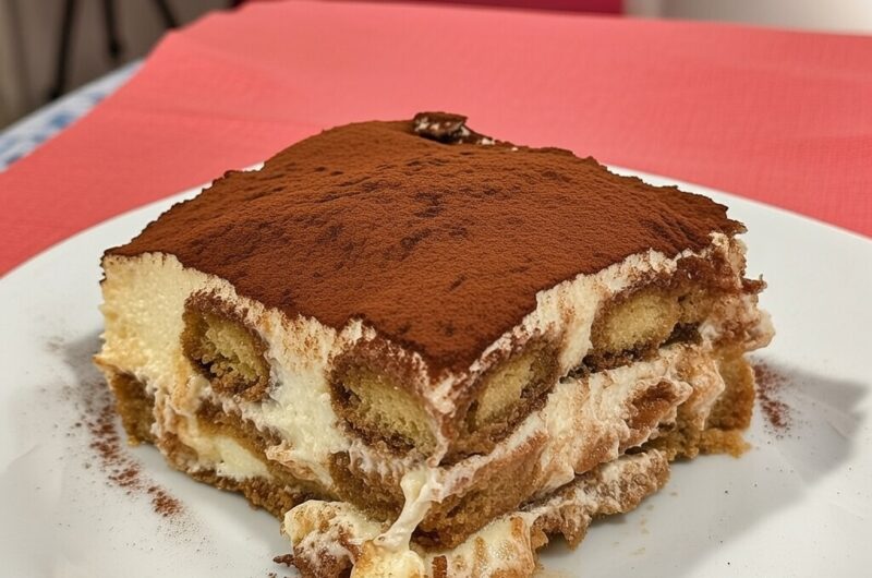 Receta Tiramisú de queso crema sin complicaciones (y sin horno)