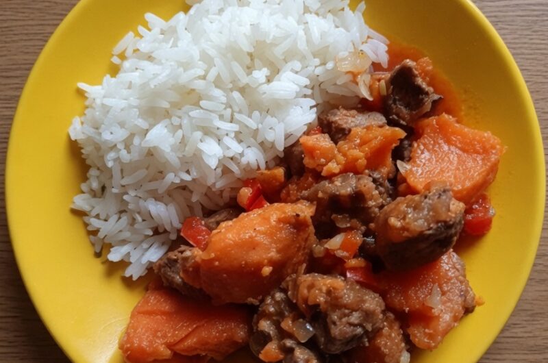 Guiso de osobuco con batata